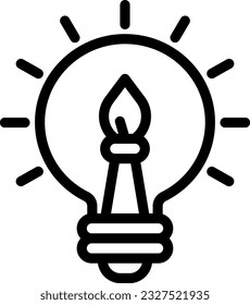 creative idea icon as part of Web Design Icon Set