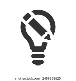 Creative Idea Icon, Vector Graphics