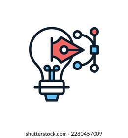 Creative Idea icon in vector. Illustration