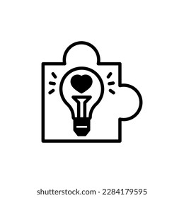 Creative Idea icon in vector. Illustration