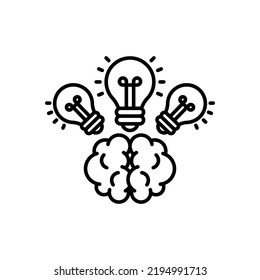 Creative Idea icon in vector. Logotype