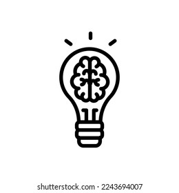 Creative Idea icon in vector. Logotype