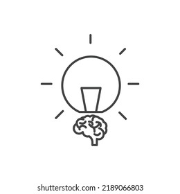 Creative idea icons  symbol vector elements for infographic web