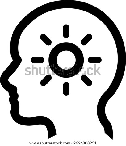 Creative idea innovation genius imagination vector art