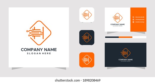 diseño creativo de logotipo y tarjeta de visita