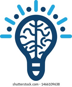 Creative idea logo design . Smart idea Vector