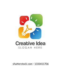 creative idea logo design template