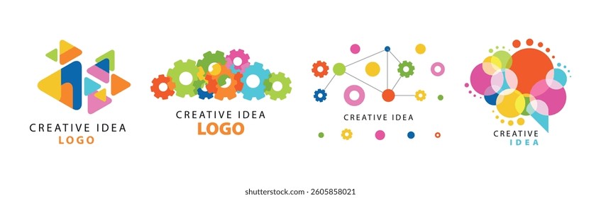 Creative Idea Logo and Label Design Vector Set