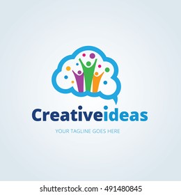 Creative Idea Logo Template.