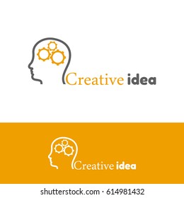 Creative idea logo template