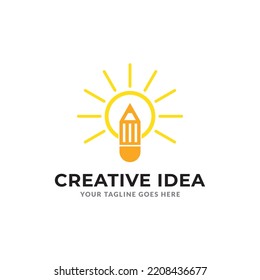 Creative idea for mascot or logo design. Vector illustration.