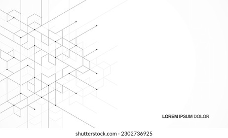 Creative idea of modern design with abstract geometric background. Minimalistic vector texture with polygonal pattern