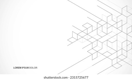 Creative idea of modern design with abstract geometric background. Minimalistic vector texture with polygonal pattern