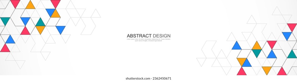 Idea creativa de diseño moderno con fondo geométrico abstracto. Textura vectorial minimalista con patrón poligonal para el diseño o cabecera de banner