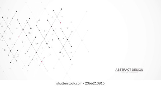 Creative idea of modern design with abstract geometric background. Minimalistic vector texture with polygonal pattern