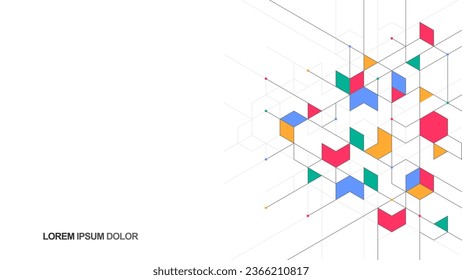 Idea creativa de diseño moderno con fondo geométrico abstracto. Textura vectorial minimalista con patrón poligonal