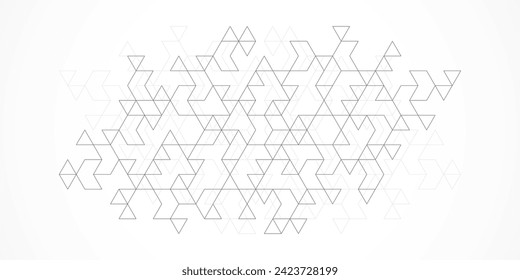 Creative idea of modern design with abstract geometric background. Minimalist vector texture with triangles pattern