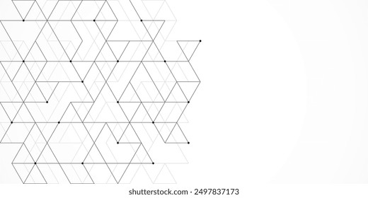 Creative idea of modern design with abstract geometric background. Minimalistic vector texture with linear pattern