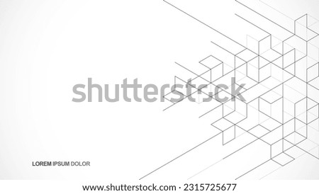 Creative idea of modern design with abstract geometric background. Minimalistic vector texture with polygonal pattern
