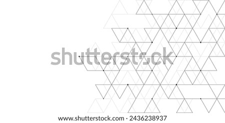 Creative idea of modern design with abstract geometric background. Minimalist vector texture with triangles pattern