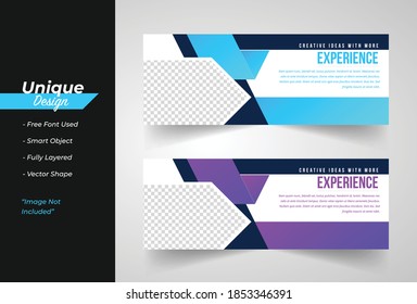 Creative Idea With More Experience Concept Web banner Template