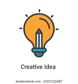 Ilustración de diseño de iconos de contorno de vectores de ideas creativas. Símbolo de ciberseguridad sobre archivo EPS 10 en fondo blanco