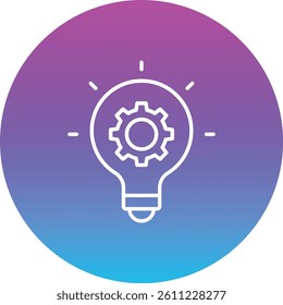 Creative idea vector icon. Can be used for printing, mobile and web applications.
