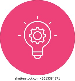 Creative idea vector icon. Can be used for printing, mobile and web applications.