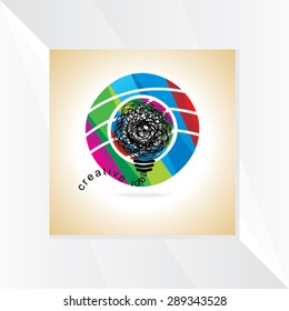creative idea vector illustration 