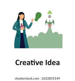 Ideia criativa Ilustração de vetor que pode facilmente modificar ou 