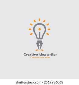 Creative Idea writer logo title name
