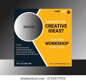Agencia de ideas creativas y diseño de post corporativo 