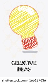 creative ideas design over white  background vector illustration  