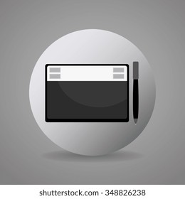 Creative ideas graphic designer, vector illustration eps10
