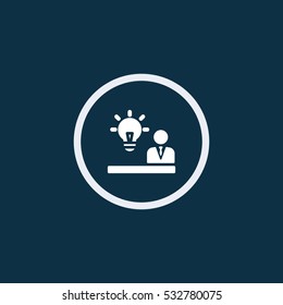 Creative ideas icon.