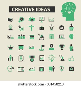 iconos de ideas creativas
