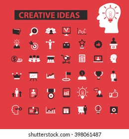 creative ideas icons
