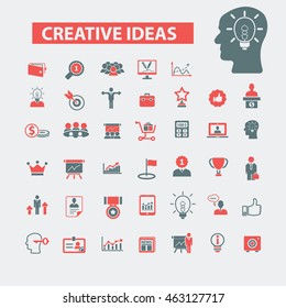 Icons für kreative Ideen
