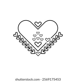  Creative ideas for love line art icons include intertwined hearts, couple silhouettes, love birds, puzzle pieces, and abstract symbols, all celebrating affection and unity.