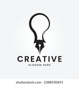 Creative Ideas for mascot or logo design. Vector illustration