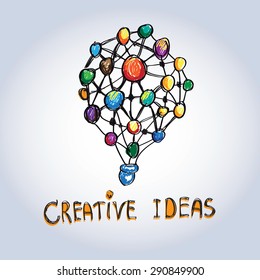 Creative ideas symbol illustration-vector