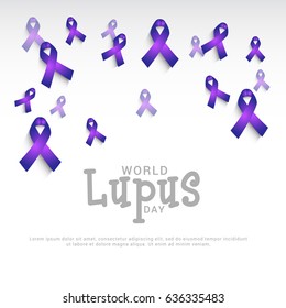 Creative Illustration Background Of World Lupus Day.