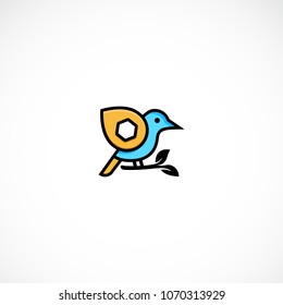 Creative illustration bird vector designs
