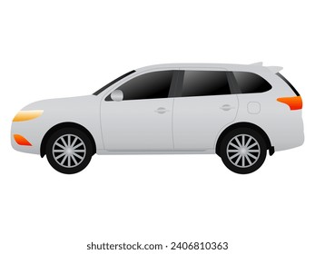 creative illustration of a car