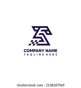 Creative illustration eagle head sport with flag modern concept