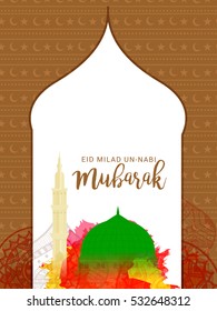 Creative illustration of Eid Milad Un-Nabi.