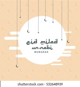 Creative illustration of Eid Milad Un-Nabi.