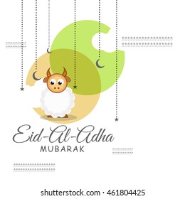 Creative illustration for eid-al-adha mubarak.