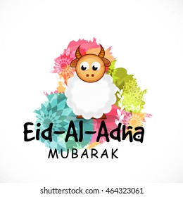 Creative illustration for eid-al-adha mubarak.