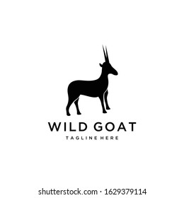 Creative illustration goat logo icon design vector